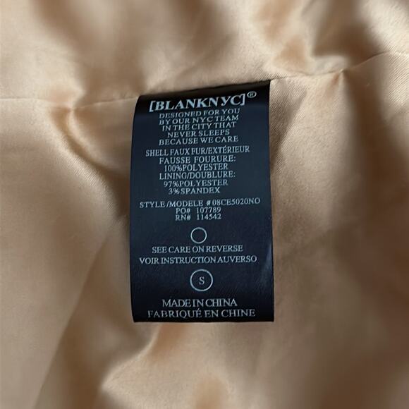 BlankNYC | Faux Fur Teddy Coat Size S - Picture 8 of 11